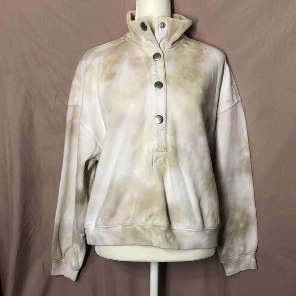 Universal Thread Sweaters - Universal Thread, Cream, Green, Pink Tie Dye Sweater, Size M, Nwt